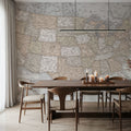 US Map Detailed - Lucille Mural Wallpaper - room preview 03