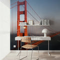 Golden Gate Bridge Mural Wallpaper - Neutral Tone - room preview 03