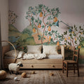 Orchard Reverie (no Animals), Soft Pink Mural Wallpaper - room preview 03