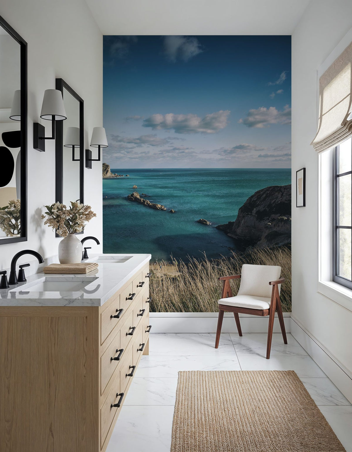 Shoreline Bay Mural Wallpaper - room preview 03