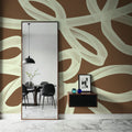 Modern Abstract `Nunc Yopie` Mural Wallpaper - room preview 03