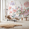 Flowers in the Wild Mural Wallpaper - room preview 03