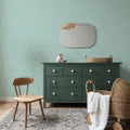 Flutterby Dreams Sky Blue Mural Wallpaper - room preview 03