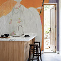 Vintage Fashion Cover V Mural Wallpaper - room preview 03