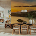 Emerald Sunrise Mural Wallpaper - room preview 03