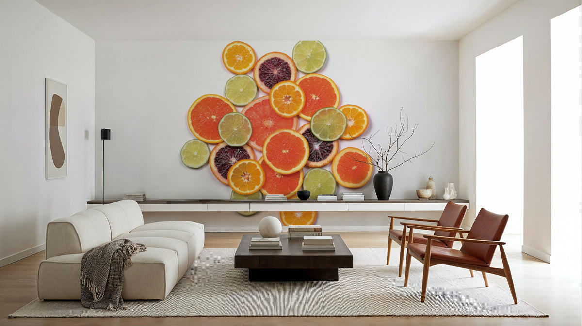 Sunny Citrus II Mural Wallpaper - room preview 03