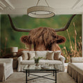 Highland Meadow Portrait Mural Wallpaper - room preview 03