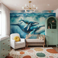 Ocean's Gentle Embrace Mural Wallpaper - room preview 03