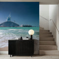 Turquoise Shore Mural Wallpaper - room preview 03