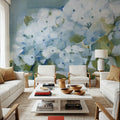 Spring Cottage Hydrangeas Mural Wallpaper - room preview 03
