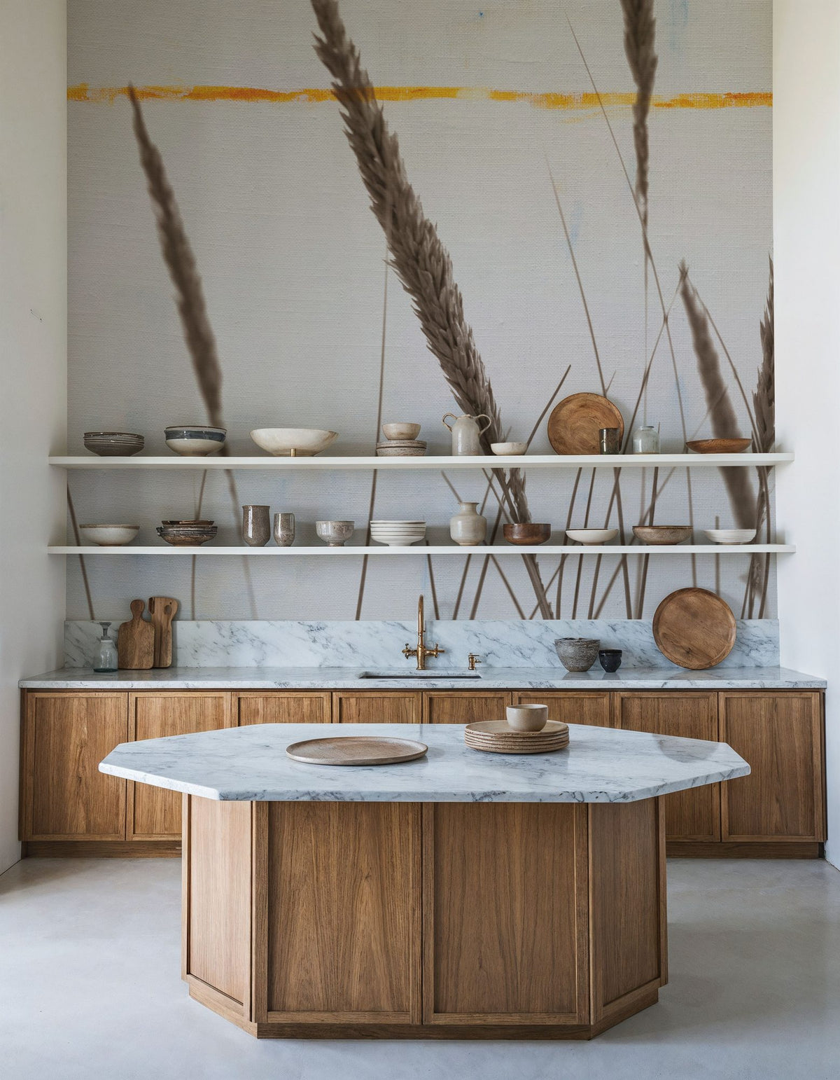 Sea Grass II Mural Wallpaper - room preview 03
