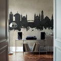 Ljubljana Slovenia Skyline Concrete Mural Wallpaper - room preview 03