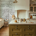 Flower Collection, Ecru Mural Wallpaper - room preview 03