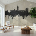 Venice Itay Skyline Concrete Mural Wallpaper - room preview 03