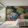 Summer Hydrangea Mural Wallpaper - room preview 03