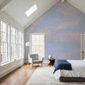 Mediterranean Pine Landscape, Periwinkle Mural Wallpaper - room preview 03