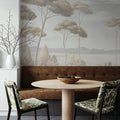 Verdant Horizon, Mist Mural Wallpaper - room preview 03