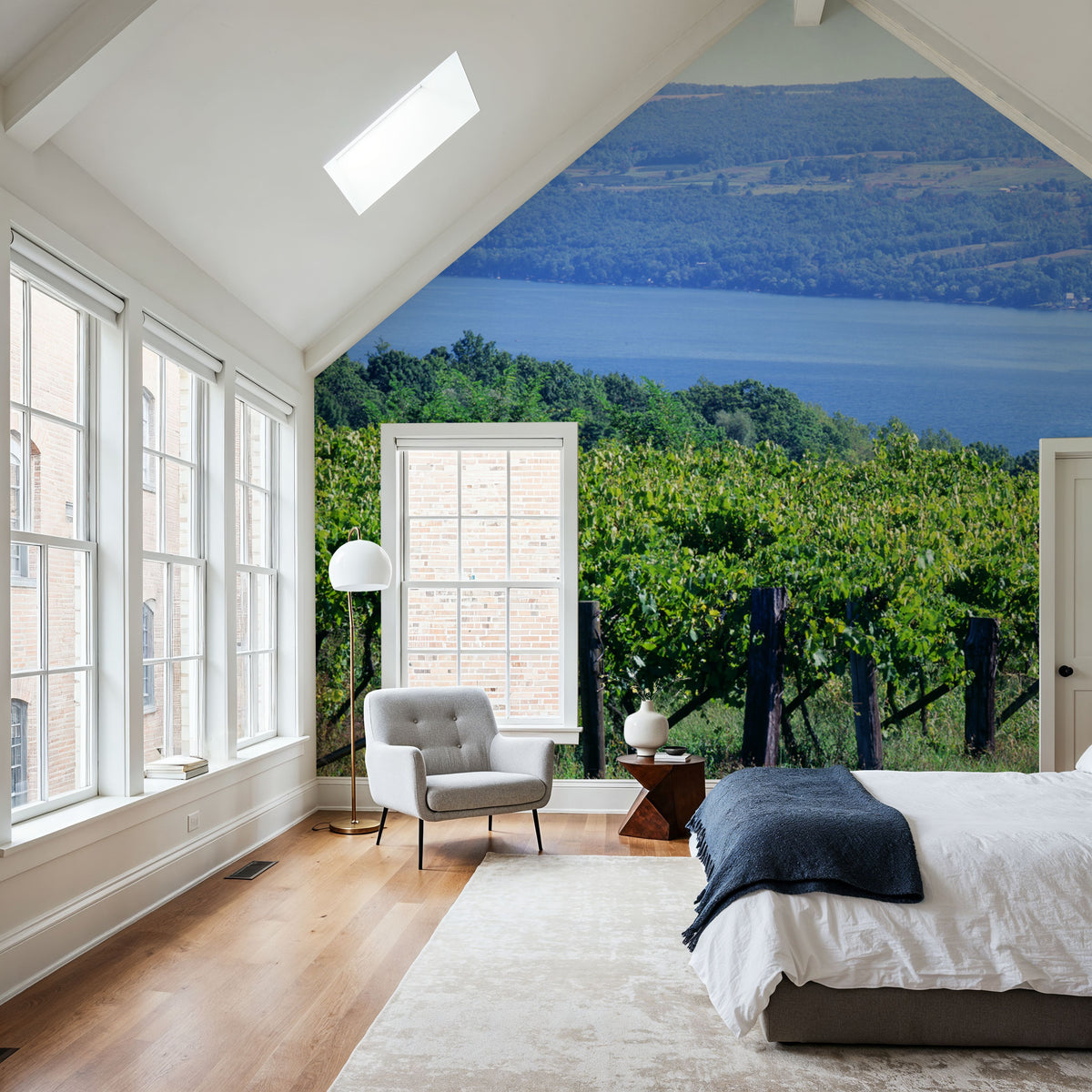 Vineyard Vista Mural Wallpaper - room preview 03
