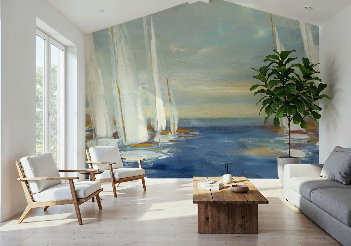 Regatta Sunset Mural Wallpaper - room preview 03