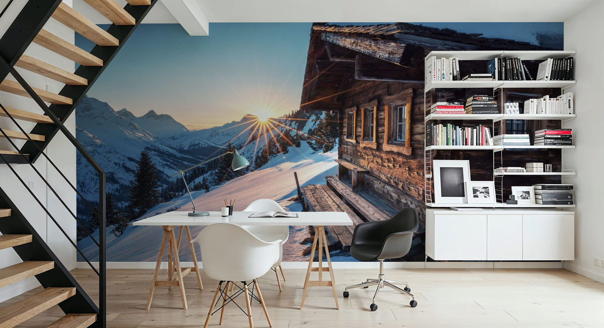 Zug Sunset Mural Wallpaper - room preview 03