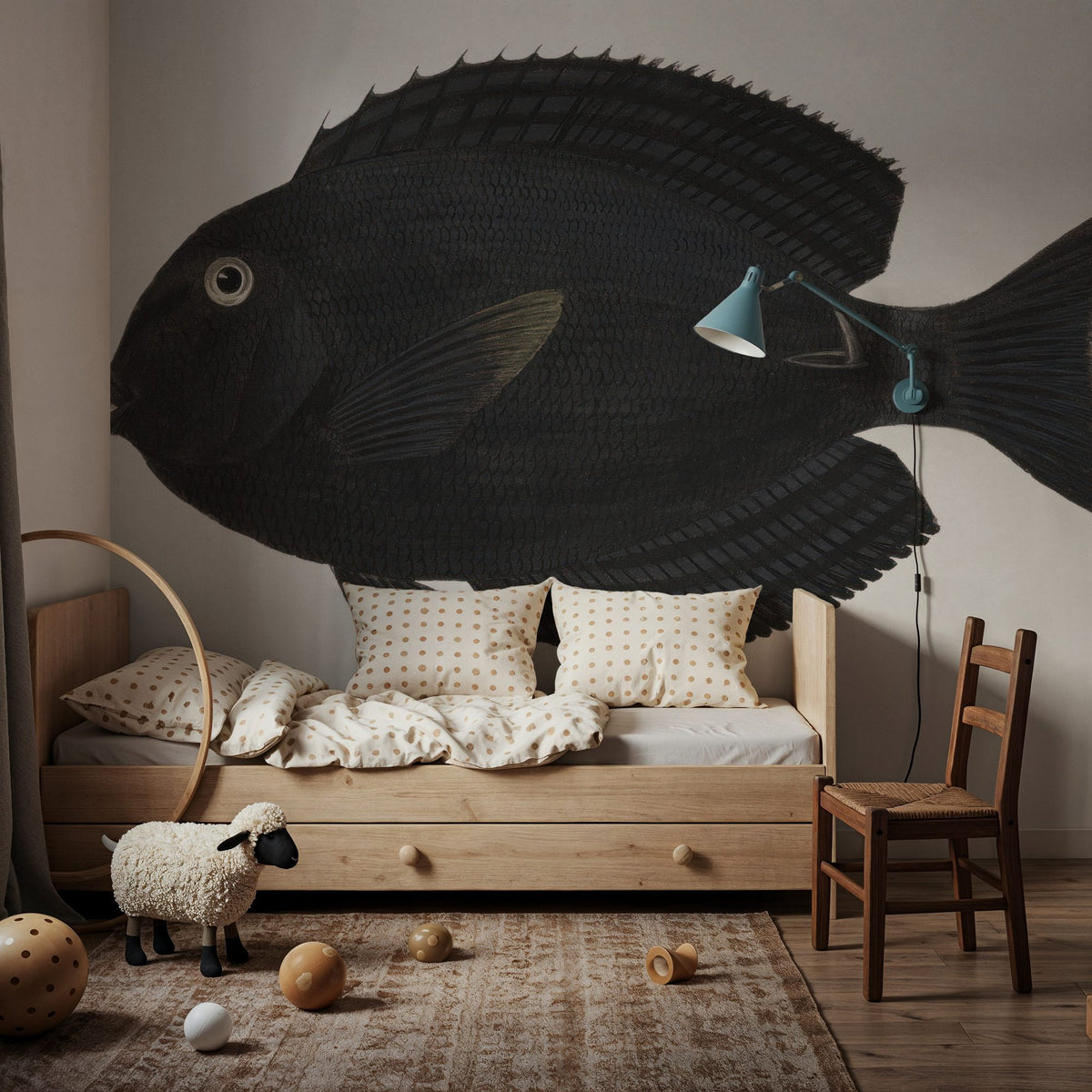Dwellpaper Black Surgeonfish Mural Wallpaper image 3