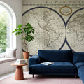 Torkington's World Map Mural Wallpaper - room preview 03