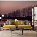 Windmill Twilight Reflection Mural Wallpaper - room preview 03
