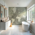 World Map Cities - Faolan Mural Wallpaper - room preview 03
