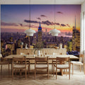 Manhattan Skyline Sunset Mural Wallpaper - room preview 03