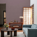 Knitted Brown Mural Wallpaper - room preview 03