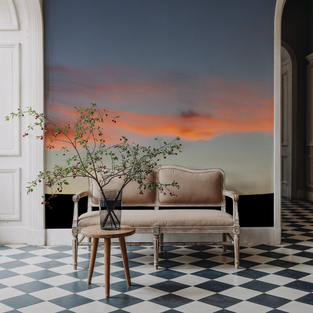 Mountain Twilight Mural Wallpaper - room preview 03