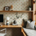 Folk Flowers Mural Wallpaper - room preview 03