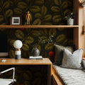 Rose Hips Mural Wallpaper - room preview 03
