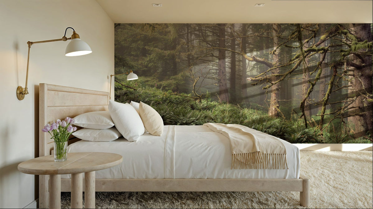 Enchanted Moss Mural Wallpaper - room preview 03