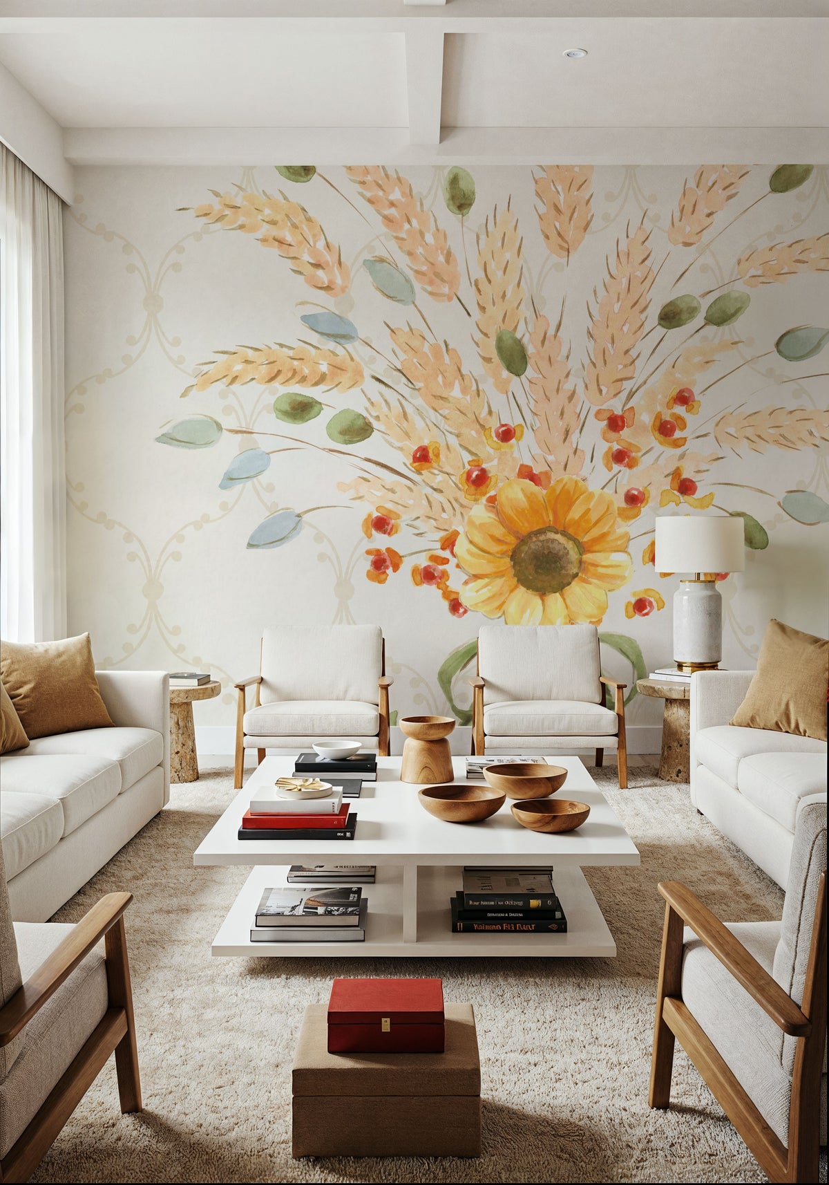 Harvest Wishes II Mural Wallpaper - room preview 03