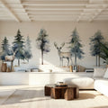 Run For Deer Life Mural Wallpaper - room preview 03
