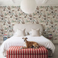 Deep Sea, Cream White Mural Wallpaper - room preview 03
