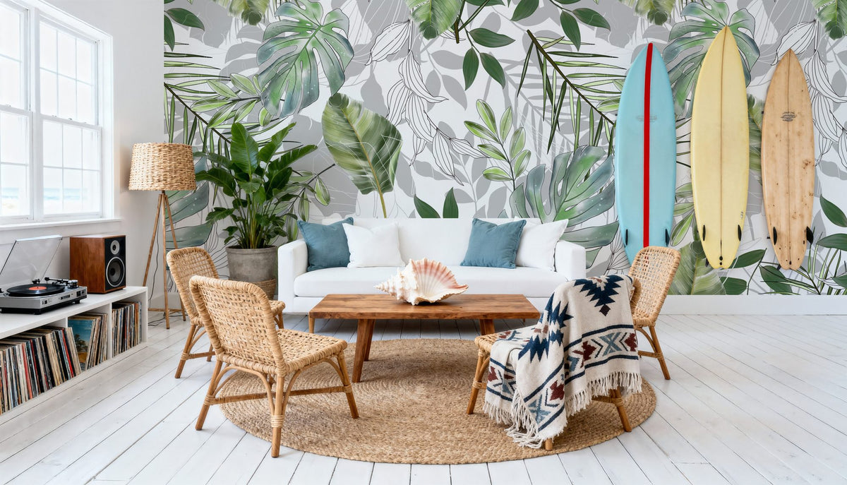 Fall Winds Ahead Mural Wallpaper - Edition 3 - room preview 03