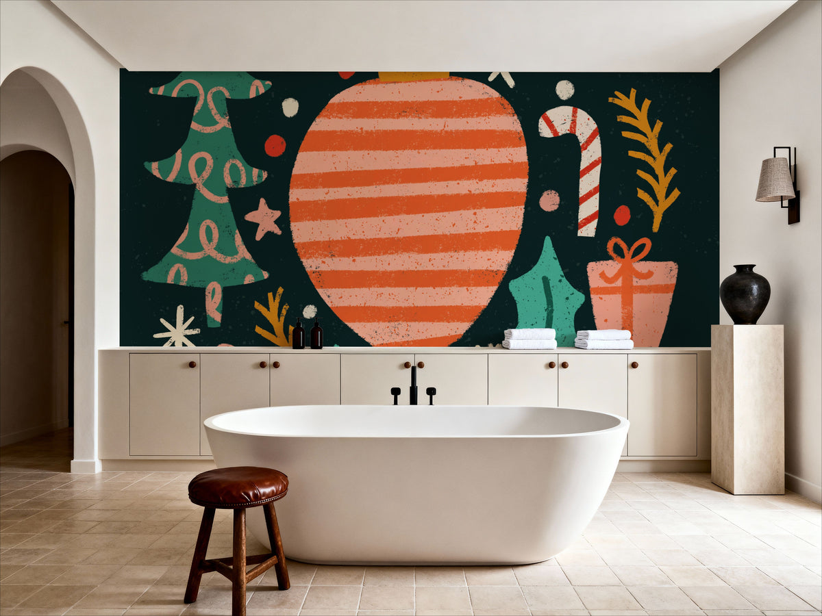 Warm Wishes III Mural Wallpaper - room preview 03