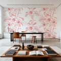 Blooming Magnolia Mural Wallpaper - room preview 03