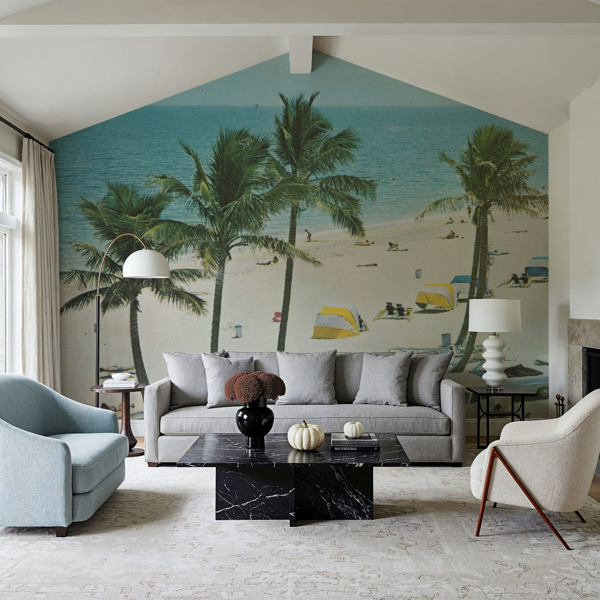 Greetings From Palm Beach Chill Mural Wallpaper - room preview 03