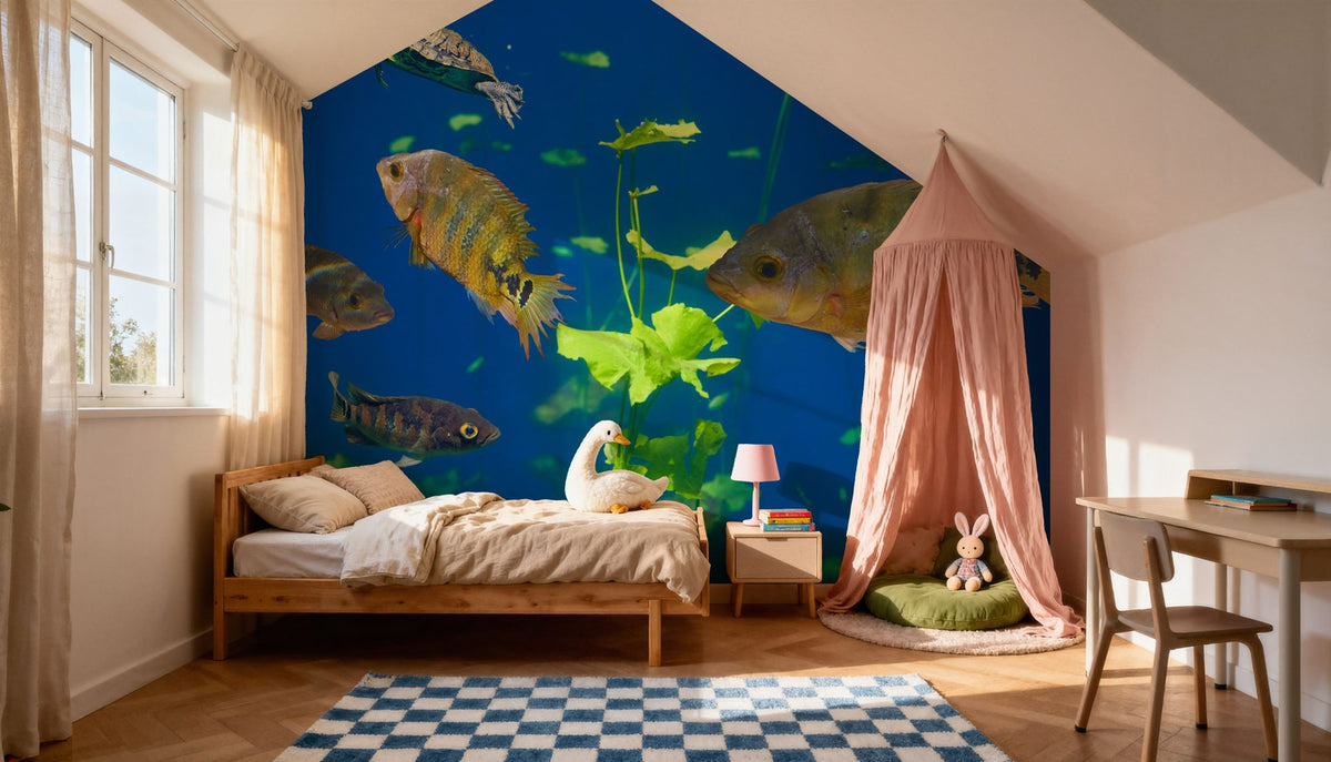Ocean Friends Mural Wallpaper - room preview 03