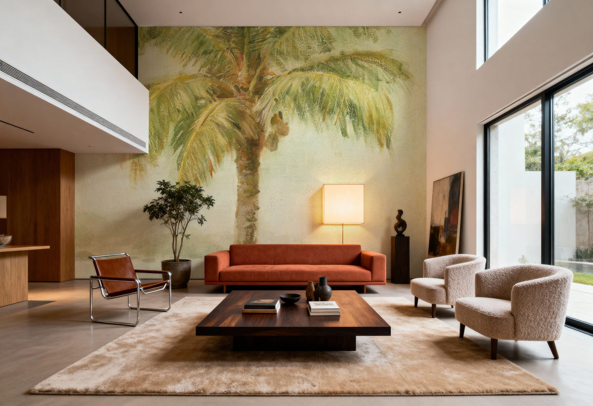Mirage Palm II Mural Wallpaper - room preview 03