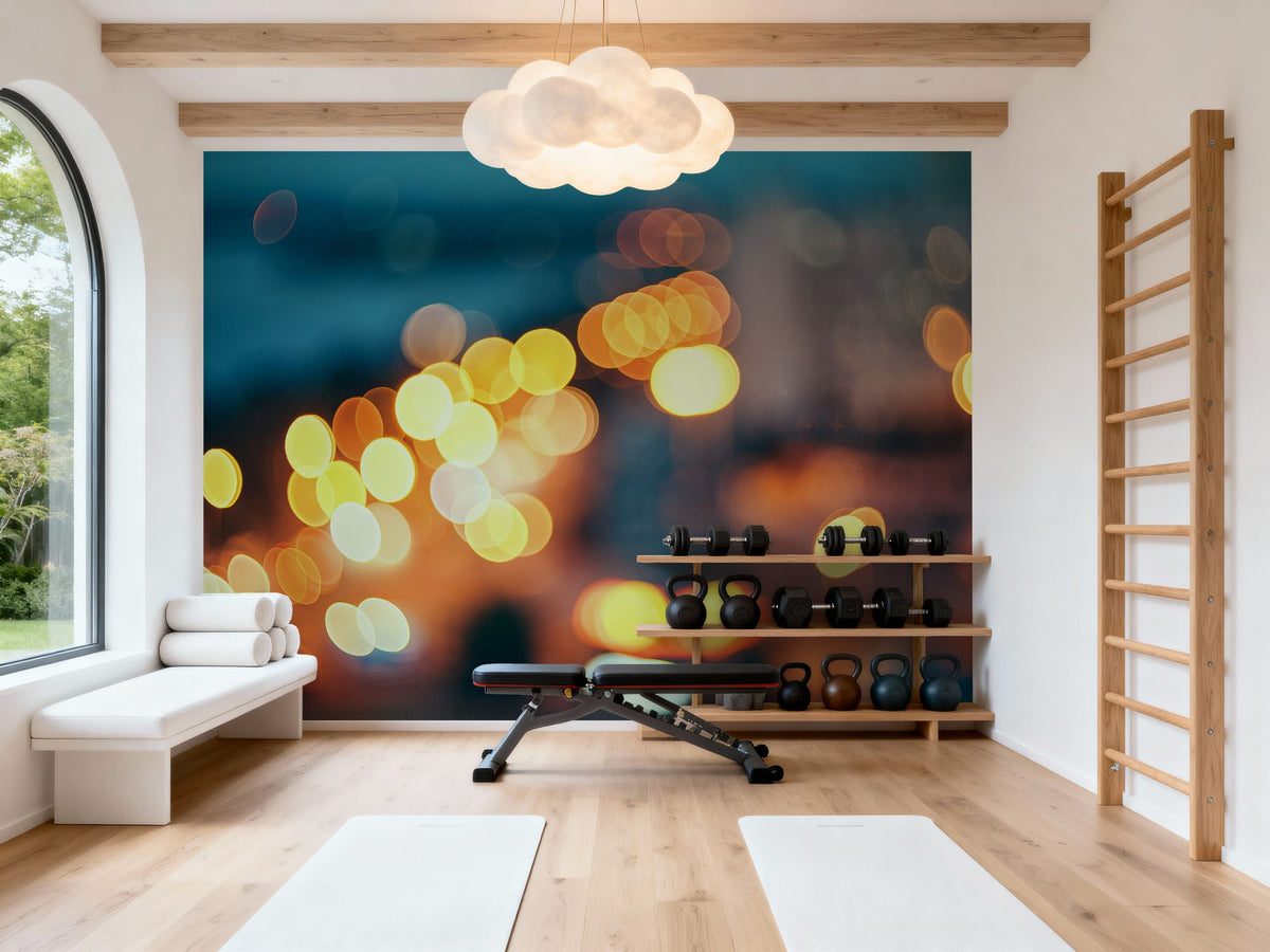 Street Lights Mural Wallpaper - room preview 03