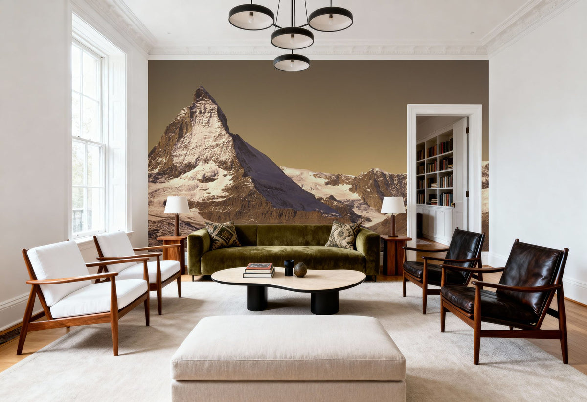 Golden Summit Mural Wallpaper - room preview 03