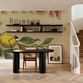 Lemon Label Mural Wallpaper - room preview 03