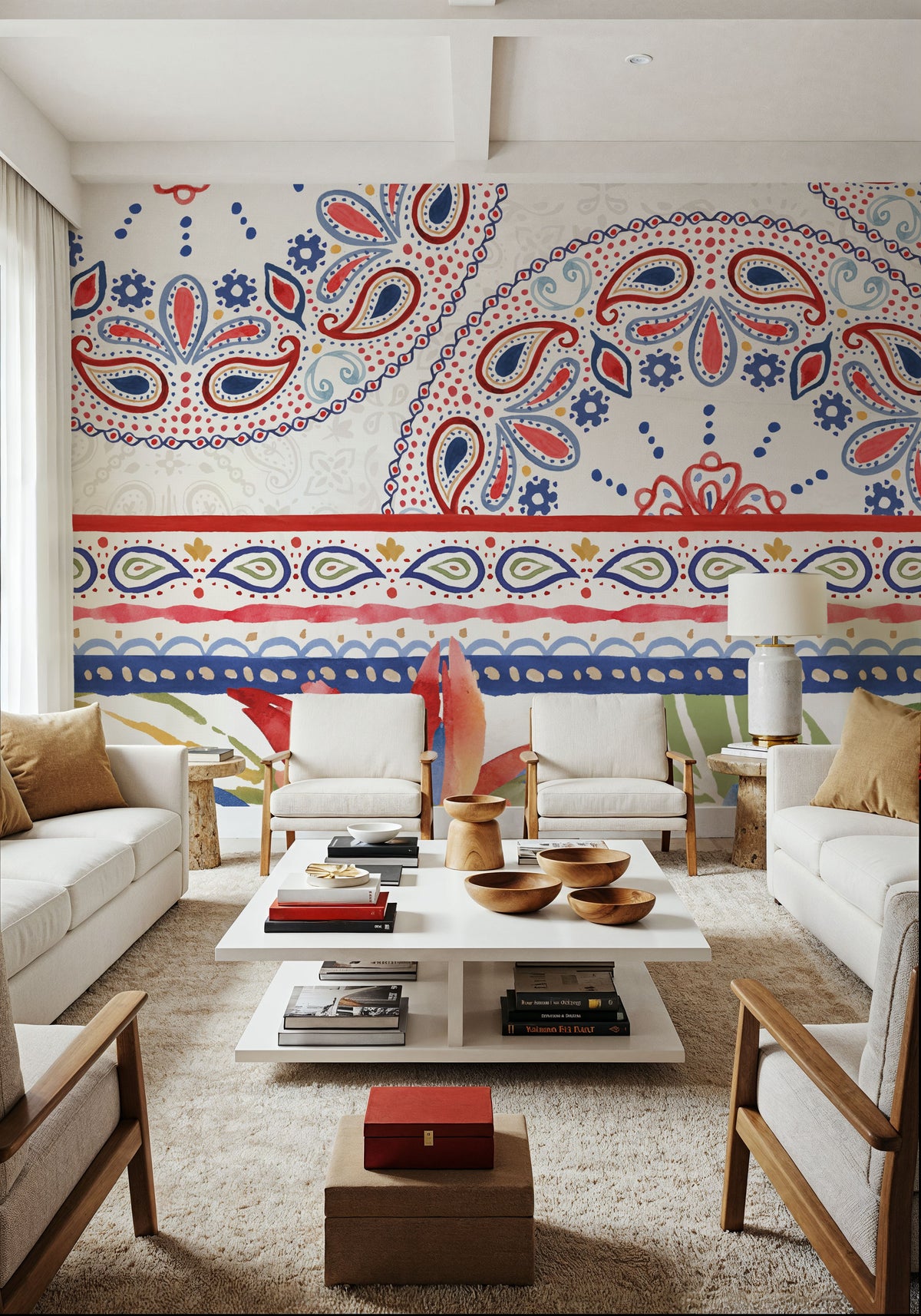 Festive Summer II Mural Wallpaper - room preview 03