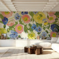 Floral Mural Wallpaper - room preview 03