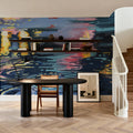 Rain Drops on City Road Mural Wallpaper - room preview 03