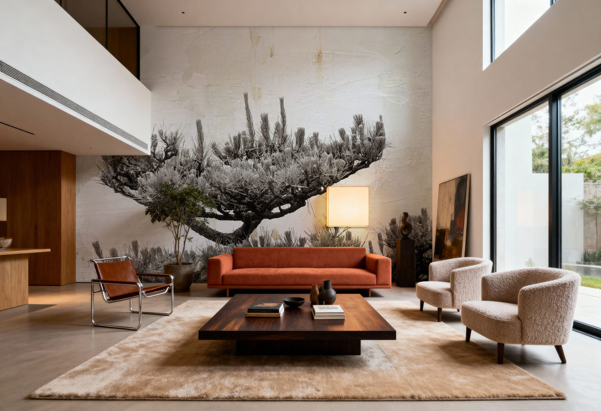Japanese Tree Mural Wallpaper - room preview 03
